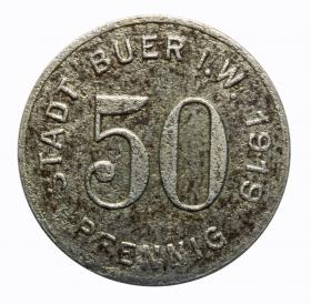 50 fenigów 1919 Buer Westfalia