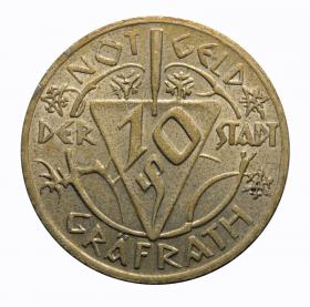 Obrazek 2 dla: 10 fenigów 1921 Grafrath Nadrenia