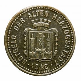 Obrazek 2 dla: 5 fenigów 1918 Burghausen Bawaria