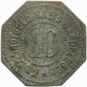 Obrazek 2 dla: 10 fenigów Gardelegen Saksonia