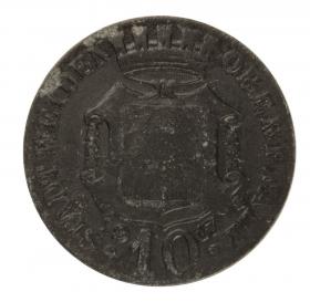 Obrazek 2 dla: 10 fenigów 1917 Weiden Bawaria