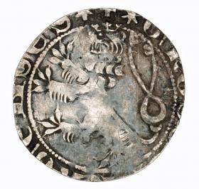 Obrazek 2 dla: Grosz praski Jan Luksemburski Czechy Kutna Hora