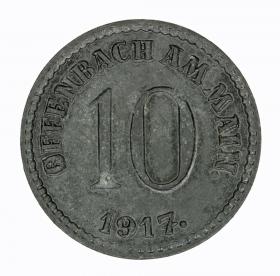 Obrazek dla: 10 fenigów 1917 Offenbach Hesja