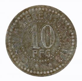 10 fenigów 1921 Gosswitz Saksonia