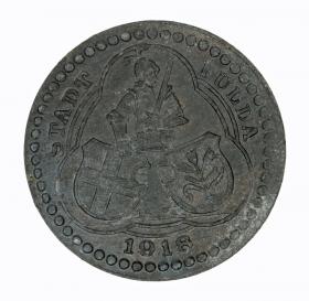 Obrazek 2 dla: 5 fenigów 1918 Fulda Hesja