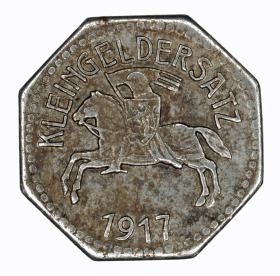 Obrazek 2 dla: 10 fenigów 1917 Marburg Hesja