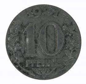 10 fenigów 1921 Thale Saksonia