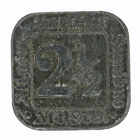 Obrazek dla: 2 1/2 feniga Allgemeine Berliner Omnibus A.G. Berlin