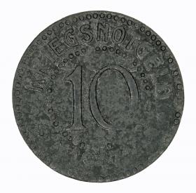 Obrazek dla: 10 fenigów 1917 Dillkreis Hesja