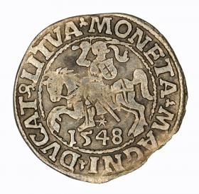 Obrazek dla: Półgrosz 1548 Zygmunt II August Wilno