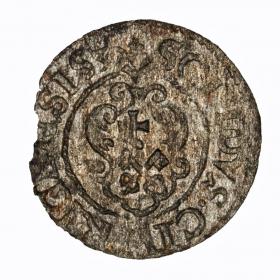 Obrazek 2 dla: Szeląg 1630 Gustaw II Adolf Ryga