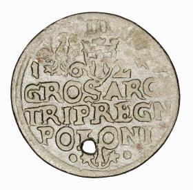 Obrazek 2 dla: Trojak 1622 Zygmunt III Waza Kraków