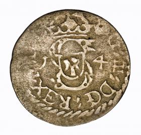 Obrazek dla: Szeląg 1614 Zygmunt III Waza Wilno