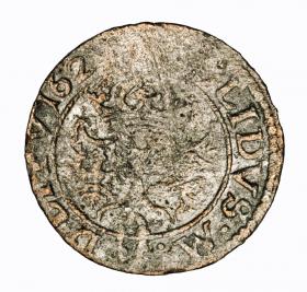 Obrazek 2 dla: Szeląg 1624 Zygmunt III Waza Wilno