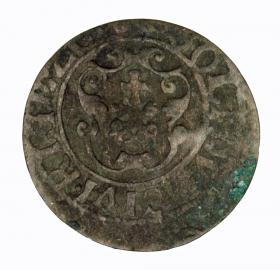 Obrazek 2 dla: Szeląg 1620 Zygmunt III Waza Ryga