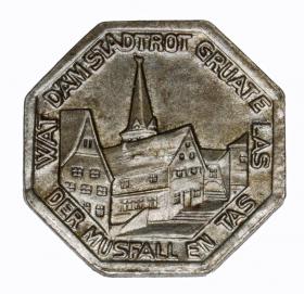 Obrazek 2 dla: 25 fenigów 1921 Mulheim a.d. Ruhr Nadrenia