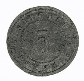 Obrazek dla: 5 fenigów 1917 Landsberg a. Lech Bawaria