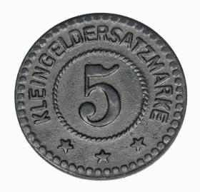 Obrazek dla: 5 fenigów 1917 Pirmasens Palatynat