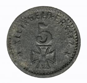 Obrazek dla: 5 fenigów 1918 Waldsee Witembergia