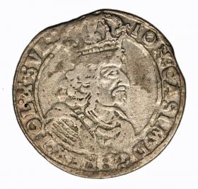 Obrazek dla: Szóstak 1661 Jan Kazimierz Bydgoszcz