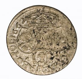 Obrazek 2 dla: Szóstak 1662 Jan Kazimierz Kraków