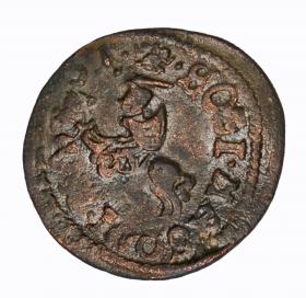 Obrazek 2 dla: Szeląg 1661 Jan Kazimierz