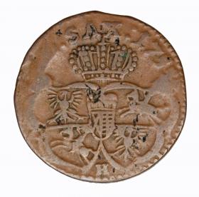 Obrazek 2 dla: Grosz 1755 August III Gubin