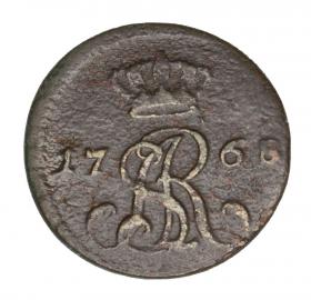 Obrazek 2 dla: Półgrosz 1768 Stanisław August Poniatowski Kraków