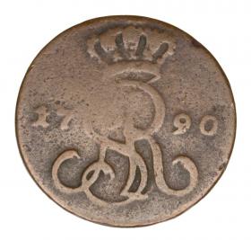 Obrazek 2 dla: Grosz 1790 Stanisław August Poniatowski Warszawa