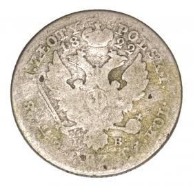 Obrazek 2 dla: 1 złoty 1822 Królestwo Polskie Warszawa