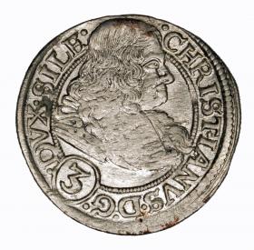 Obrazek dla: 3 krajcary 1670 Chrystian Wołowski Księstwo Brzesko Legnicko Wołowskie Brzeg