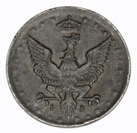 Obrazek 2 dla: 10 fenigów 1917 Królestwo Polskie Stuttgart