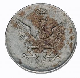 Obrazek 2 dla: 20 fenigów 1917 Królestwo Polskie Stuttgart