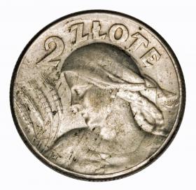 Obrazek dla: 2 złote 1925 Kobieta z kłosami II RP Londyn