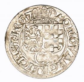 Obrazek dla: 3 krajcary 1617 Jan Krystian Jerzy Rudolf Księstwo Brzesko Legnicko Wołowskie Brzeg