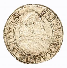 Obrazek dla: 1 krajcar 1680 Fryderyk Heski Księstwo Nyskie Biskupów Wrocławskich Nysa