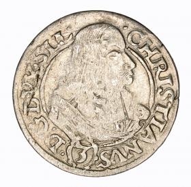 Obrazek dla: 3 krajcary 1668 Christian Wołowski Księstwo Brzesko Legnicko Wołowskie Brzeg