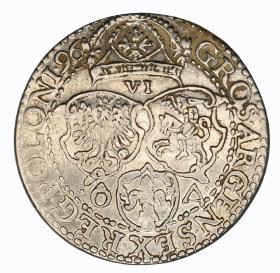 Obrazek 2 dla: Szóstak 1596 Zygmunt III Waza Malbork