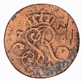 Obrazek 2 dla: Półgrosz 1767 Stanisław August Poniatowski Kraków