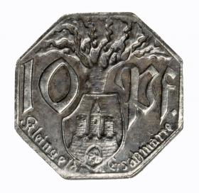 Obrazek 2 dla: 10 fenigów 1917 Weilburg Hesja