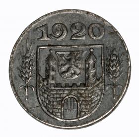 Obrazek 2 dla: 10 fenigów 1920 Weissenfels Saksonia