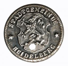 Obrazek 2 dla: 10 fenigów Heidelberg Badenia