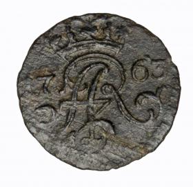 Obrazek 2 dla: Szeląg 1763 August III Elbląg