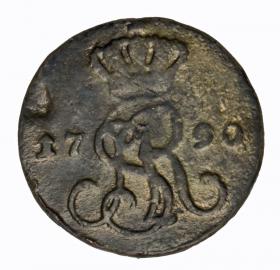 Obrazek 2 dla: Grosz 1790 Stanisław August Poniatowski Warszawa