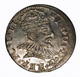 Obrazek dla: Trojak 1590 Zygmunt III Waza Ryga