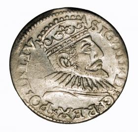 Obrazek dla: Trojak 1593 Zygmunt III Waza Ryga