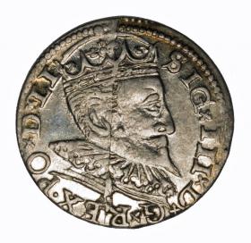 Obrazek dla: Trojak 1597 Zygmunt III Waza Ryga