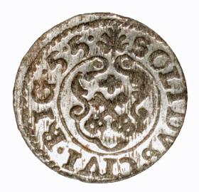 Obrazek 2 dla: Szeląg 1655 Karol Gustaw Ryga