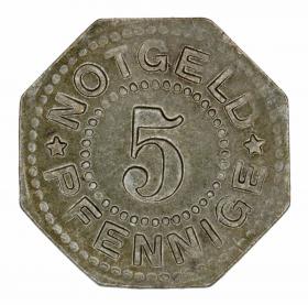 Obrazek dla: 5 fenigów 1919 Heiligenhafen Worbis Saksonia