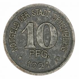 Obrazek dla: 10 fenigów 1921 Spremberg Brandenburgia